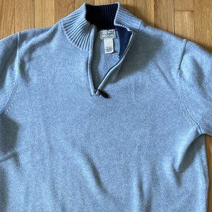 Men's Double L® Cotton Sweater, Quarter-Zip - Men's XL-Tall